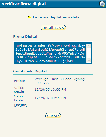 Administración de certificados de usuario Los certificados que utiliza un usuario para firmar documentos se mantienen en el servidor asociados al usuario.