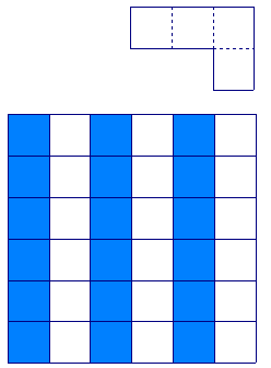 Solución 2: añadiendo colores Si n es el número de tetrominós que cubren tres casillas blancas, entonces 9