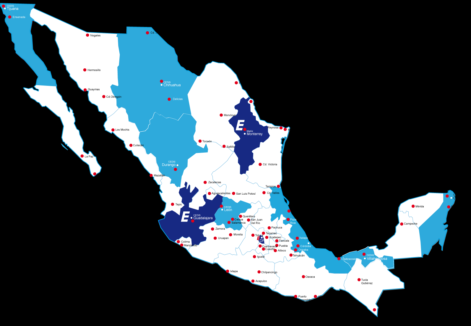 Presencia. República Mexicana.