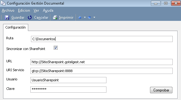 Manejo de SharePoint en GotelGest.net Este manual intenta guiar al usuario de GotelGest.Net para configurar el acceso a un sitio SharePoint donde sincronizar los documentos de la Gestión Documental.