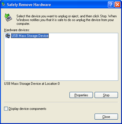 18 EasyLock Manual de Usuario Aparecerá un mensaje indicando que el dispositivo de almacenamiento portátil puede ahora ser eliminado de forma segura.