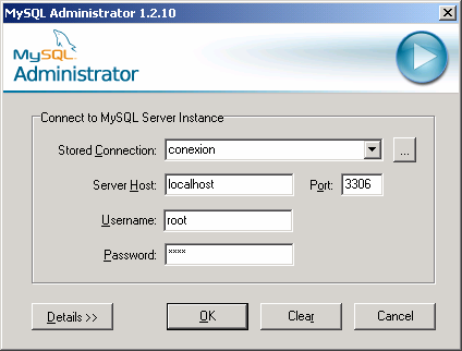 Instalación de la base de datos MySql 5.