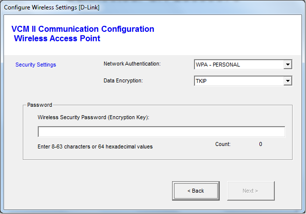 Security Password (Encryption Key), como se muestra en FIGURA 8. Consulte a su Administrador de red para obtener esta información. 17.