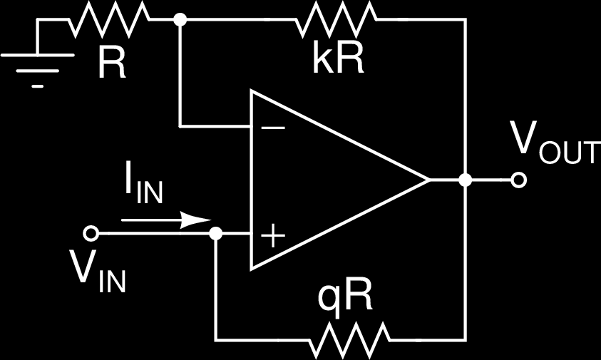 Tema 7: Circuitos simulados RESISTENCIAS NEGATIVAS Un op amp y tres resistencias nos permiten crear una resistencia negativa V OUT =(1+ k) V I N