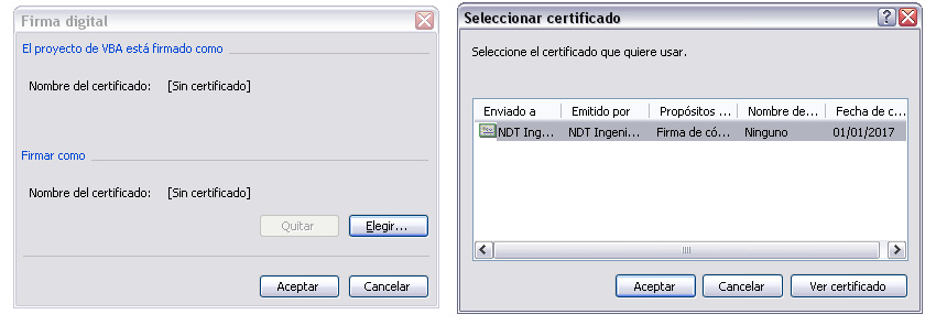 3.1.3. Firmar digitalmente un fichero de Microsoft Excel Firmar un fichero de Excel permite enviarlo a terceros (junto con el fichero Certificado.cer ).