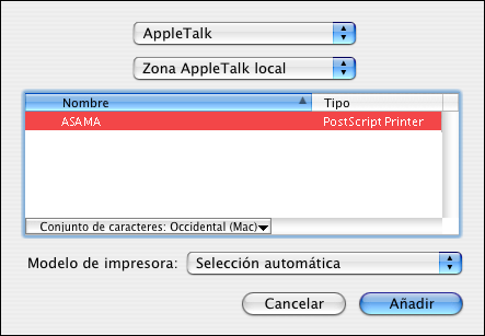 CONFIGURACIÓN DE LA IMPRESIÓN EN MAC OS X 9 Configuración del EX Print Server en Mac OS X Después de instalar los archivos de descripción de impresora en Mac OS X, debe configurar el EX Print Server
