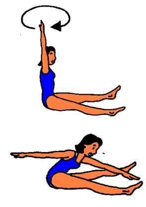 Ejercicios preventivos: Columna cervical (2) Colóquese de pie o sentado con los brazos a lo largo del cuerpo. Eleve los hombros sin mover la cabeza volviendo después a la posición inicial.