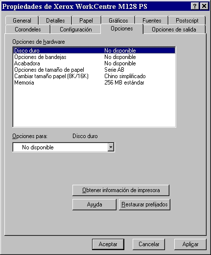 2 Funcionamiento en Windows 95/98/Me Imprimir originales de varios tamaños: controla la orientación de la imagen de la cara secundaria en una impresión a dos caras.