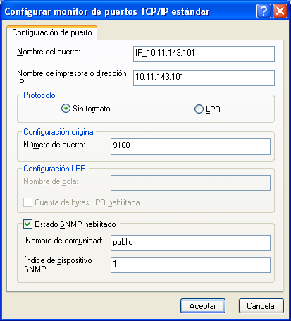 WINDOWS 52 7 Escriba la dirección IP del E100. 8 Haga clic en Siguiente. 9 Asegúrese de seleccionar Generic Network Card como Estándar para Tipo de dispositivo y haga clic en Siguiente.