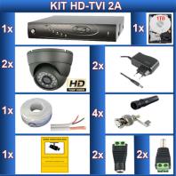 BSC01806 - Videograbador Digital HD-TVI - 4 CH vídeo / 1 CH audio - Salida vídeo VGA y HDMI Full HD - Resolución HD-TVI 1080 p / 720p - Acceso P2P IpCloud - Solo cámaras HD-TVI 720p o 1080p 155,48