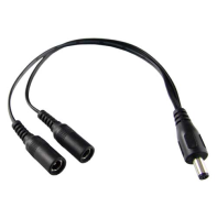 BSC00138 - Conector alimentación - Cable positivo/negativo - Conector macho estándar - Colores rojo y negro - Longitud 10 cm - Permite alimentación directa 0,96 BSC00137 - Conector alimentación -