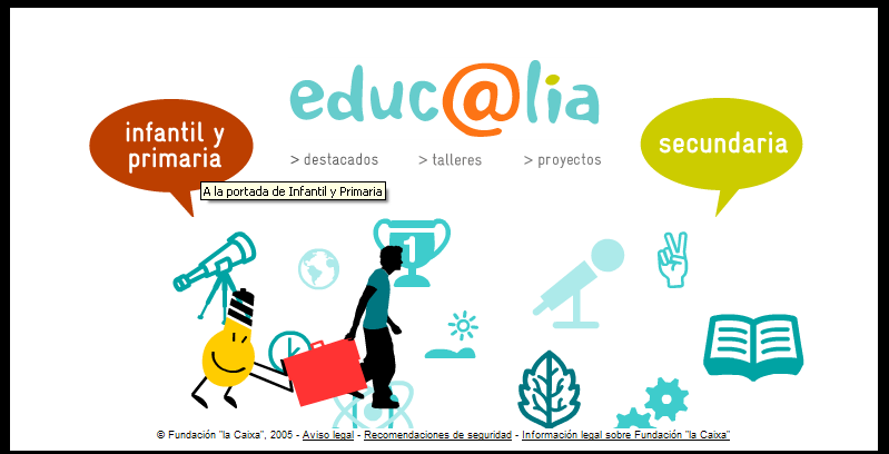 www.educalia.org EDUCACIÓN: Comunidad virtual para niños.