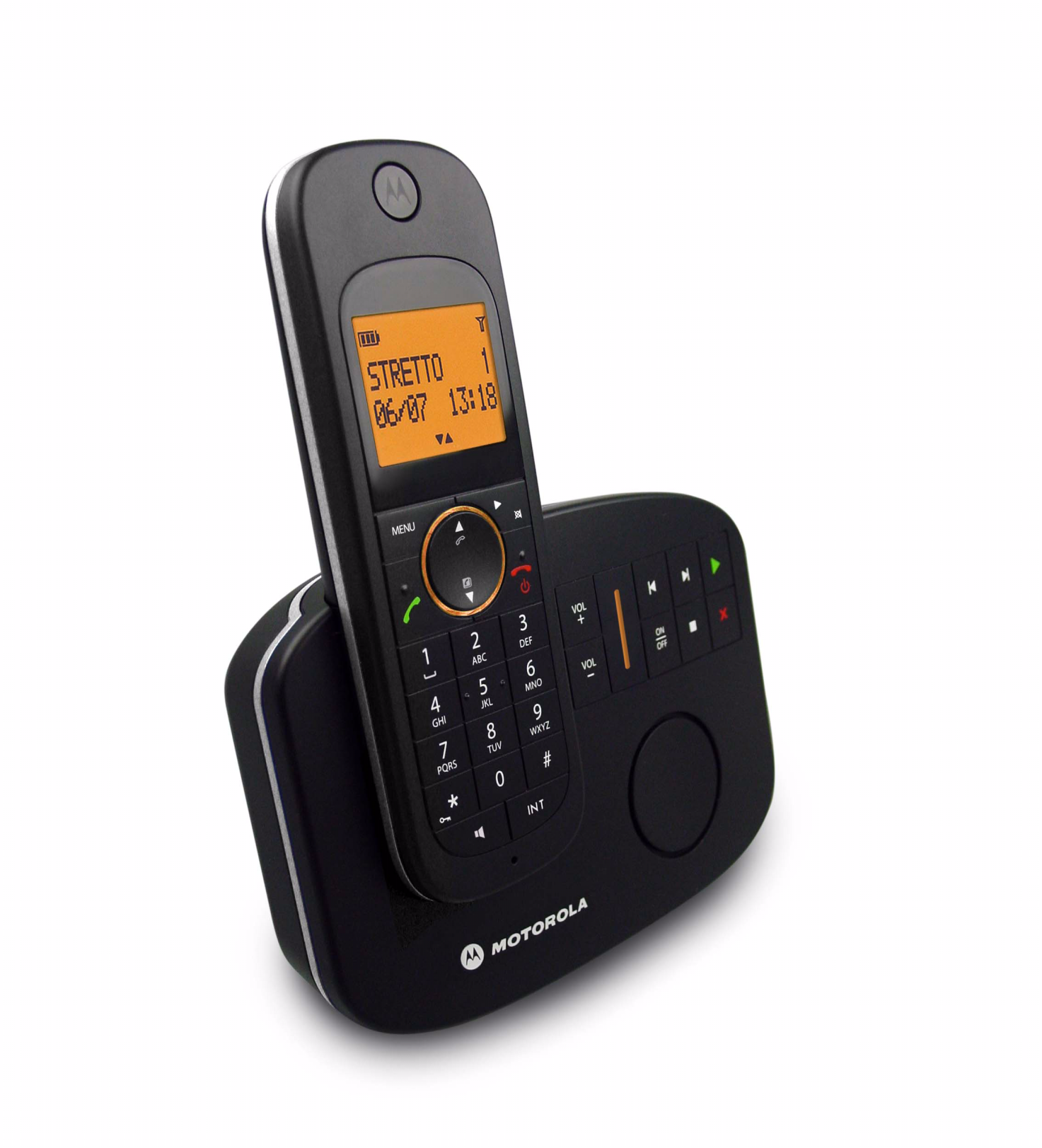 Serie Motorola D1010 Teléfono inalámbrico digital con contestador automático Advertencia