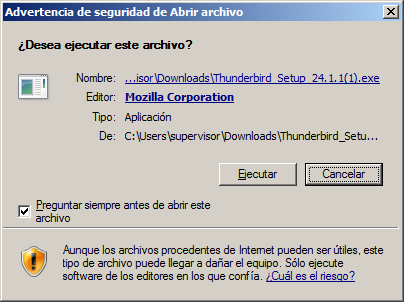 Manual para la instalación del cliente de correo electrónico Mozilla Thunderbird. A partir de enero del 2014 iris dejara de dar soporte al correo electrónico.