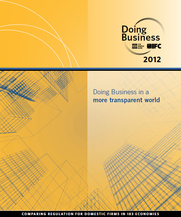 Primeras 30 economías según la facilidad de hacer negocios en Doing Business 2012 1. Singapur 16. Georgia 2.