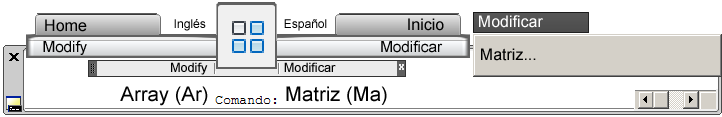 Matriz: Permite reproducir un objeto en filas y columnas, especificando las distancia entre