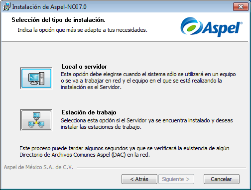 Puesta en marcha de Aspel-NOI 7.0 Para comenzar el uso del sistema Aspel-NOI 7.0 se debe: 1. Instalar la versión 7.0 de Aspel-NOI. 2. Activar el sistema. 3. Configurar el sistema para su uso. 4.
