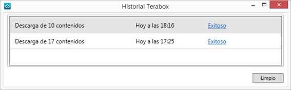 4 Configuraciones En la Barra de Tareas, próxima al reloj, haga clic en Mostrar íconos ocultos, y luego haga clic en el ícono de Terabox: Actualizar ahora: actualiza Terabox a la última versión