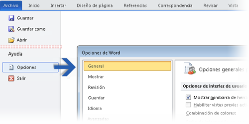 Dónde está la Vista preliminar? En Word 2010, la Vista preliminar ya no aparece en una ventana independiente.