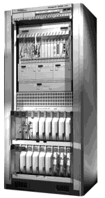 La constitución de la red ATM, se basa en un backbone a través de equipos de gran capacidad de conmutación 40 Gbps enlazados por STM-1(155Mbps) y STM- 4 (622Mbps).