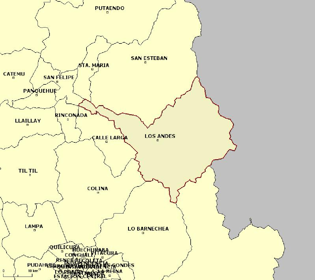 Mapa de la selección Ministerio de Desarrollo