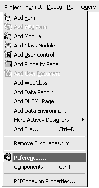 G e s t i ó n d e B a s e d e D a t o s ADO - Activex Data Object (Objetos de Datos Activos) ADO es un elemento de la API (Application Program Interface) de Microsoft que le permite escribir