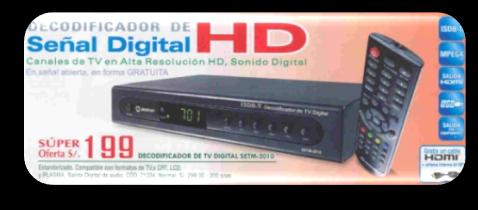 Evolución de precios de receptores de TV Digital SETIEMBRE 2010 (Nuevos