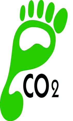 Pegatinas genéricas Menos CO2 Corazón más Quema