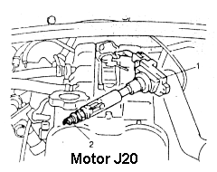 6.- Después de la inspección, instale la bujía de encendido consultando la Bujía de encendido en el Servicio en el vehículo. 7.- Conecte el acoplador del inyector. Figura. 4.8 Instalación de la bujía.
