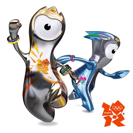 Wenlock y Mandeville son las mascotas oficiales de los Juegos Olímpicos y Paralímpicos de Londres 2012. Diseñadas por la empresa Iris Design.