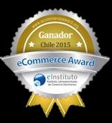 com el premio ecommerce Award Chile 2015 Este premio, entregado anualmente por el