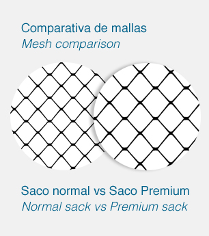 SACOS PARA MEJILLÓN Nuevos sacos de reparcado Premium Sacos de reparcado usados para que el viso del mejillón coja fuerza.