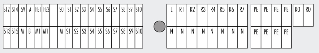 Asignación de terminales a los componentes de la planta 1 Asignación de terminales a los componentes de la planta A continuación presentamos diferentes esquemas hidráulicos como orientación en la