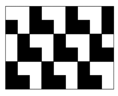 DISEÑA MOSAICOS Para producir mosaicos, puedes utilizar un método modular, como el anteriormente descrito, o bien hacer uso de un método combinatorio, combinando distintas formas planas para formar