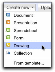 Cómo crear dibujos Para empezar a crear dibujos en Google Docs, en tu lista de documentos, haz clic en Crear nuevo y, a continuación, selecciona Dibujo.