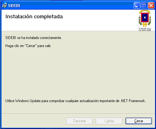 El programa guía de instalación, solicita una ruta en la unidad de almacenamiento del computador, donde se instalador los archivos y programas necesarios para su funcionamiento.