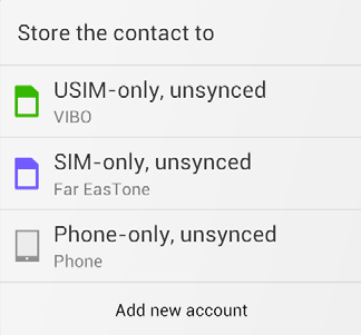 Si no tiene contactos guardados en el teléfono, puede importar los contactos de su cuenta de Google, agregar un nuevo contacto o importar los contactos de su tarjeta SIM o SD.