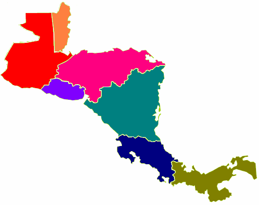 Guatemala 108,4 mil km 2 13,2 millones hab. US$2.003 PIB per cápita Belice 22.8 mil km 2 0.27 millones hab. US$4.406 PIB per cápita Honduras 111,9 mil km 2 7,52 millones hab. US$1.