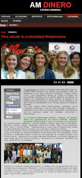 http://www.asturiasmundial.com/noticia/61170/para-calcular-productividad-mashumana/ Asturias Mundial, 13/06/2014 Para calcular la productividad #máshumana De mujeresycia.