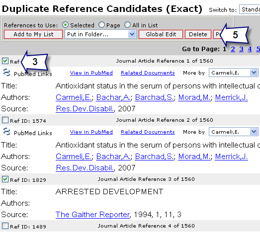 7. Haga clic en los enlaces Libros que visualizará en la pestaña de Otra Info para ver las referencias adicionales que puede importar a su cuenta de RefWorks. 8.