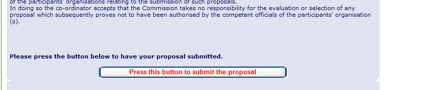 Hay que hacer click en el botón para enviar la propuesta y hacerlo