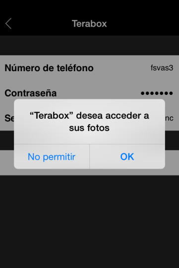 Para acceder a Terabox, hace clic en Iniciar Sesión > completa con tu usuario y contraseña > Iniciar Sesión