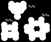 37 SOROSILICATOS Formados por grupos tetraédricos dobles que comparten un oxígeno en un vértice común (soro= grupo en griego).