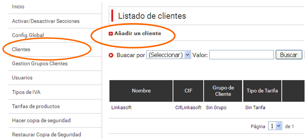 E-MAILS 3. CLIENTES Clientes: es la pestaña donde puedes registrar a todos tus clientes.