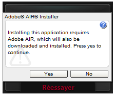 Primera instalación: Si Adobe Air no está