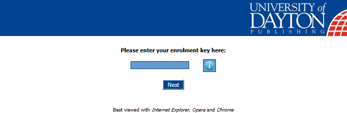 Enrolment Process Registering the Enrolment Key On entering http://www.udponlinestore.com//registro.