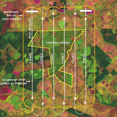 Nota: Se utilizo como base una imagen Landsat TM georeferenciada, donde con el uso de un GIS se procedió a cotejar la información calculada (Fig. 14-6).