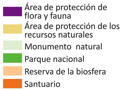 ÁREAS NATURALES PROTEGIDAS DE MÉXICO El país cuenta con 830 ANPs que cubren 12% del territorio nacional (24.5 millones ha) y 1.5% de las aguas nacionales (4.