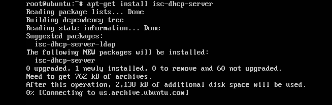 // Instalación del servidor DHCP sudo apt-get install isc-dhcp-server De esta forma instalaríamos los programas necesarios para disponer de nuestro propio servidor DHCP.