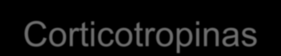 Corticotropinas ACTH (tetracosáctido) se usan con el fin de aumentar de manera ilegal los niveles